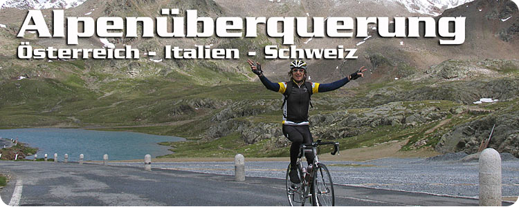 VELOTRAVEL RADREISE ALPENUEBERQUERUNG RENNRAD